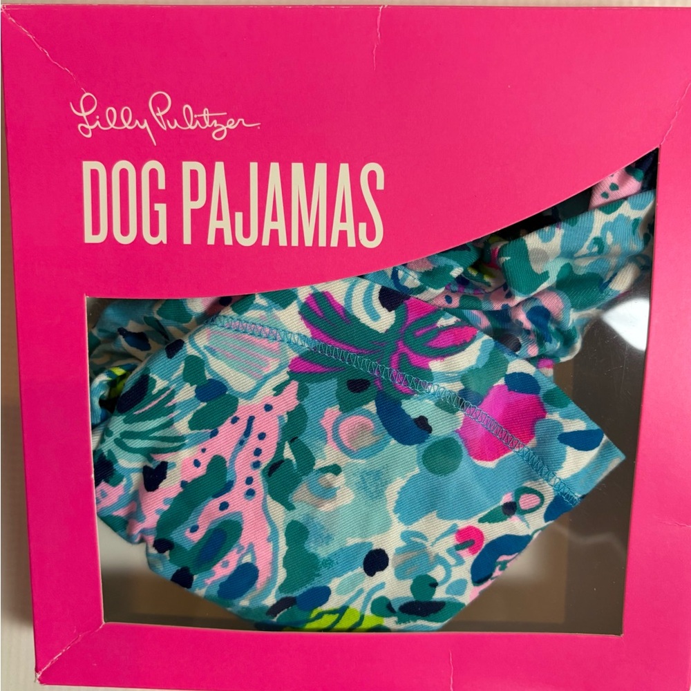 Lilly Pulitzer Dog Pajamas NIB